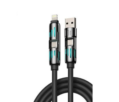 4-in-1 Multi USB Charging Cable | كابل شحن USB متعدد 4 في 1
